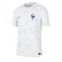 Camiseta Francia Lucas Hernandez #21 Segunda Equipación Replica Mundial 2022 mangas cortas